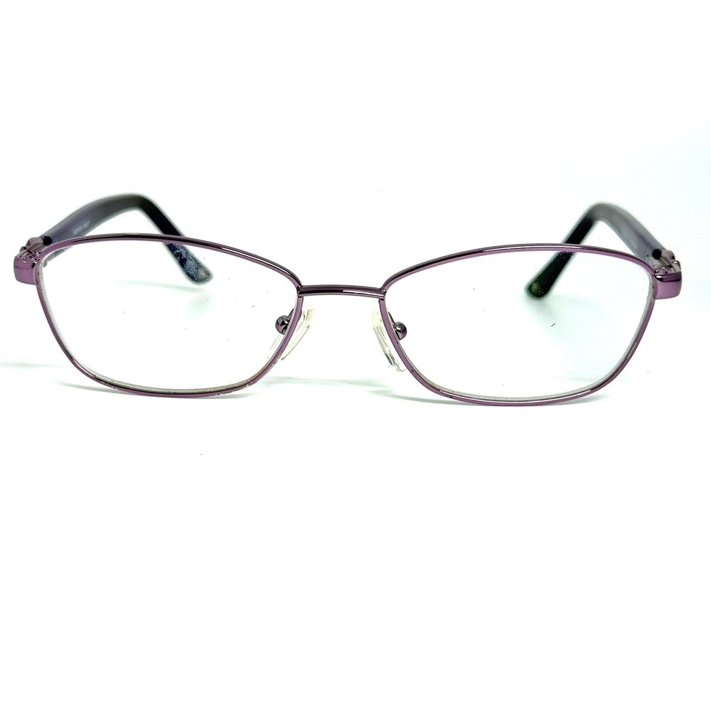 Bulova Piedmont Violet Purple Oval Eyeglass Frames 51-15-135 Womens Eyewear